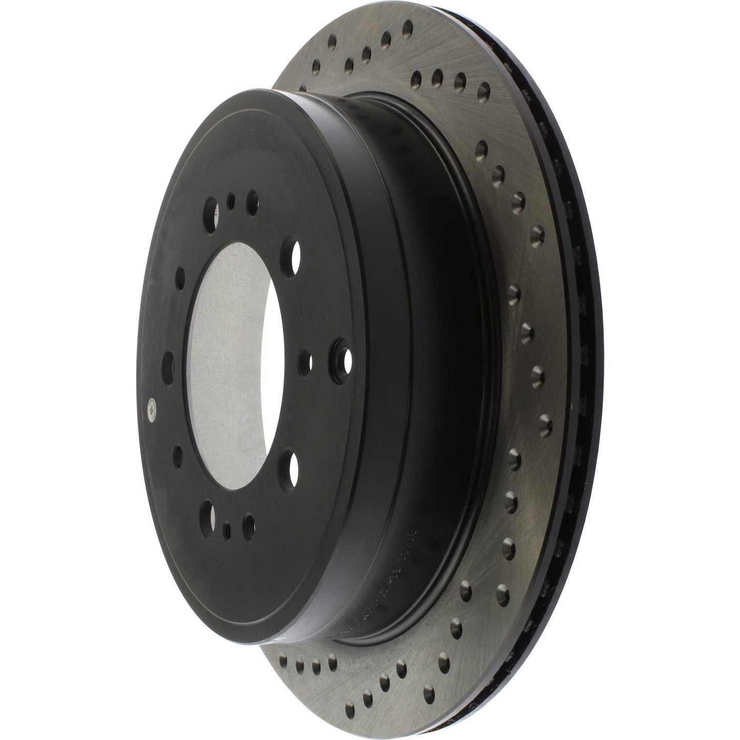 StopTech Sport Cryo Cross Drilled Brake Rotor; Rear Right