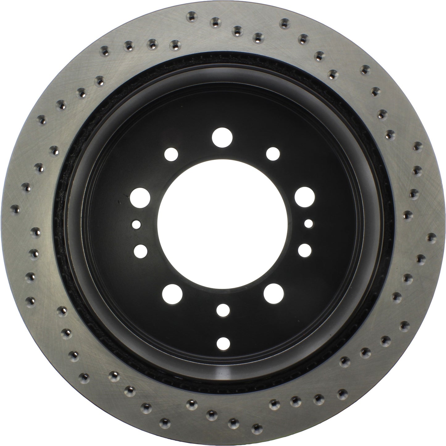 StopTech Sport Cross Drilled Brake Rotor; Rear Right