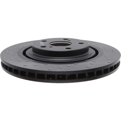 StopTech Sport Cryo Cross Drilled Brake Rotor; Front Right