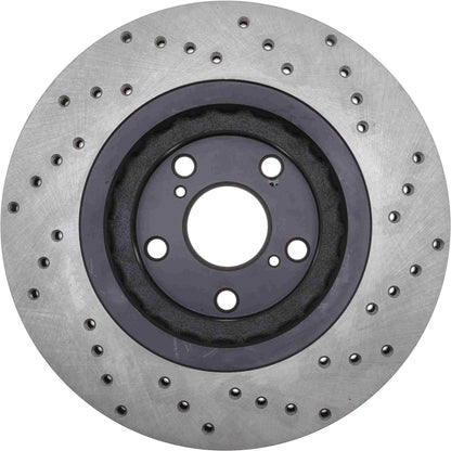 StopTech Sport Cryo Cross Drilled Brake Rotor; Front Right