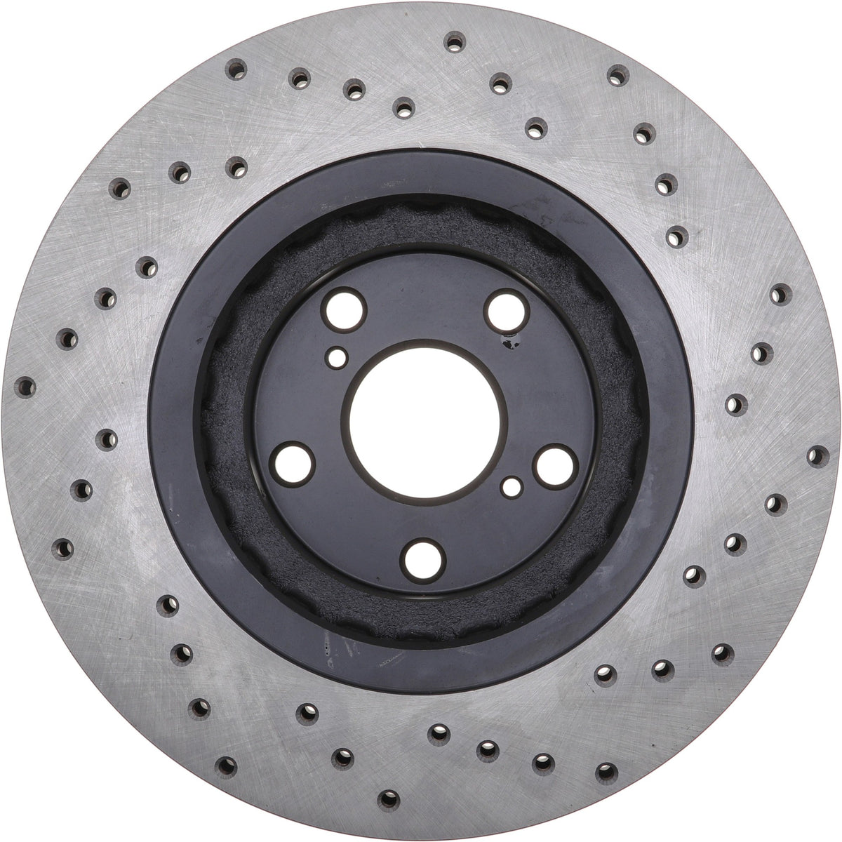 StopTech Sport Cryo Cross Drilled Brake Rotor; Front Right