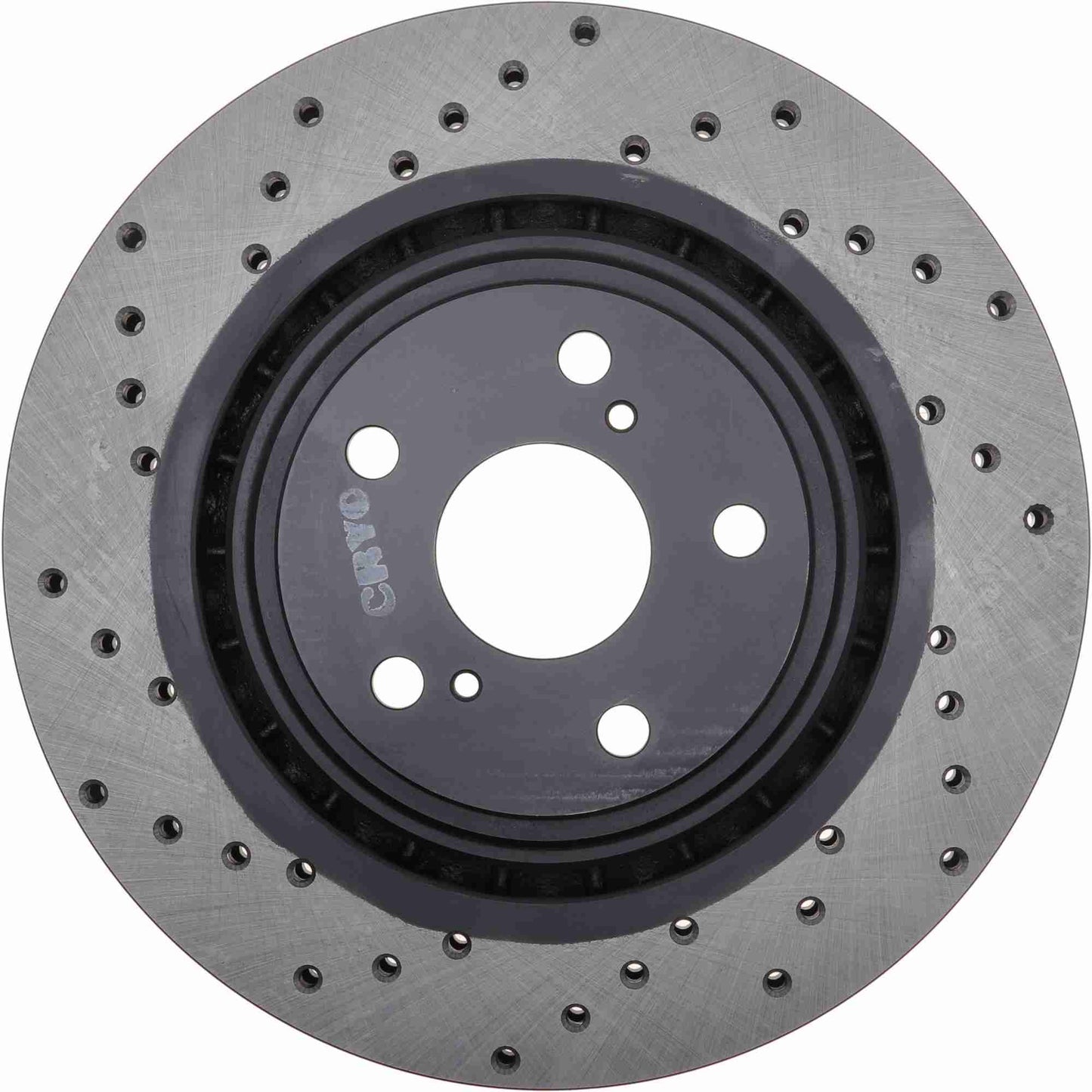 StopTech Sport Cryo Cross Drilled Brake Rotor; Front Right