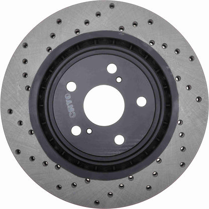 StopTech Sport Cryo Cross Drilled Brake Rotor; Front Right