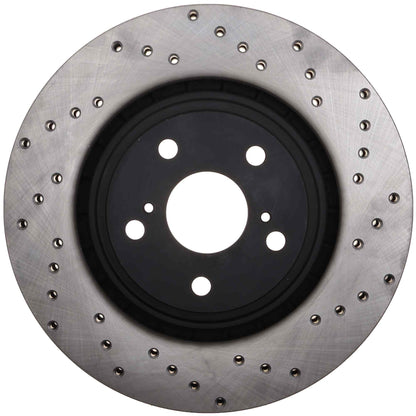 StopTech Sport Cross Drilled Brake Rotor Front Left 128.44158L