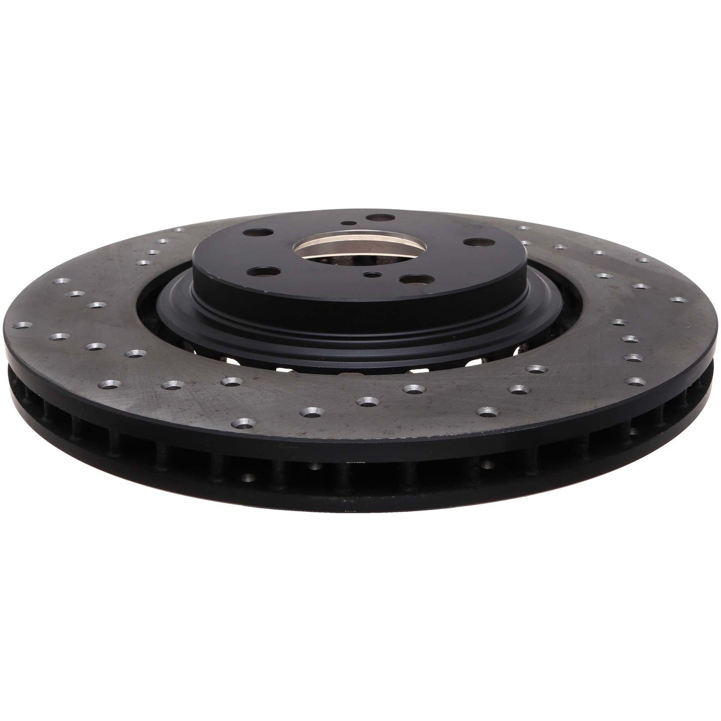 StopTech Sport Cross Drilled Brake Rotor Front Right 128.44158R