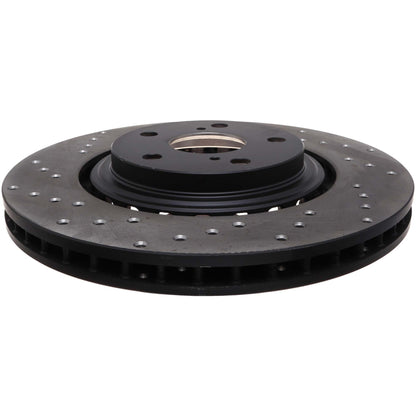 StopTech Sport Cross Drilled Brake Rotor Front Right 128.44158R