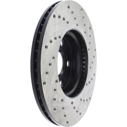 StopTech Sport Cryo Cross Drilled Brake Rotor; Front Right