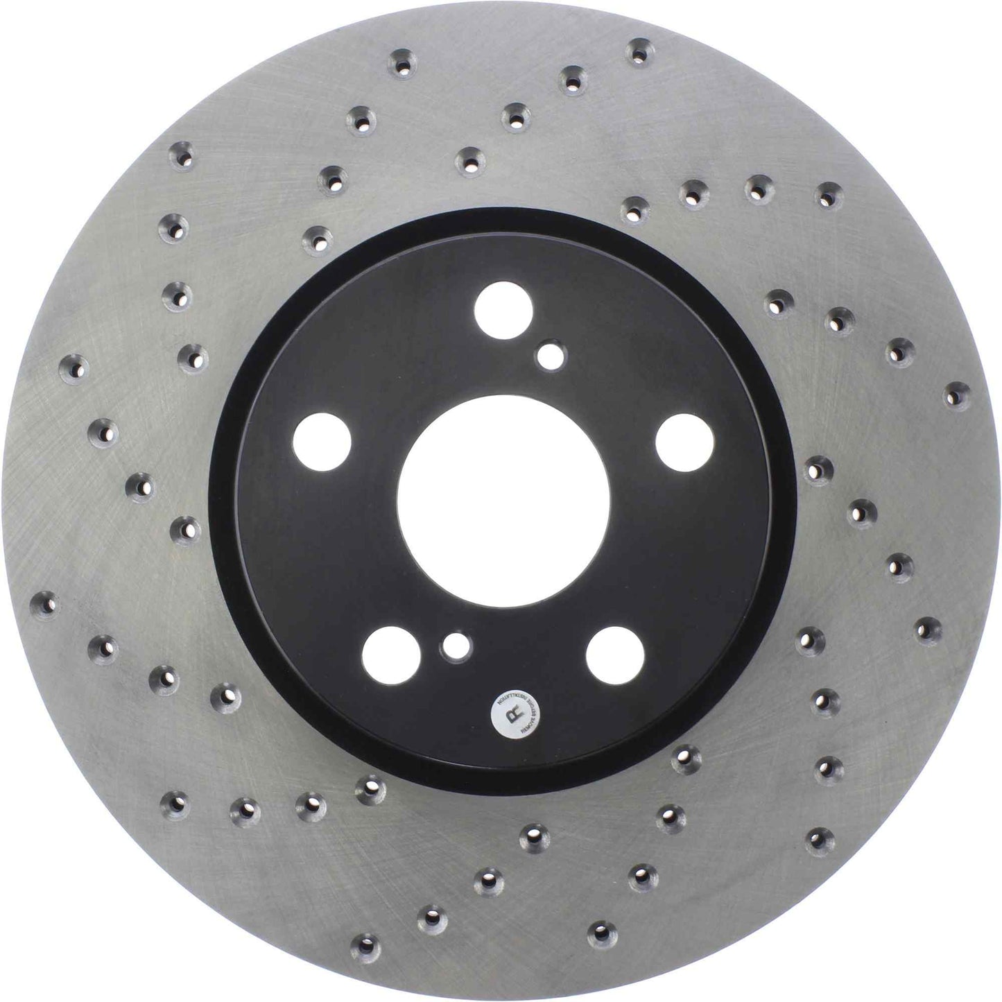 StopTech Sport Cross Drilled Brake Rotor; Front Right