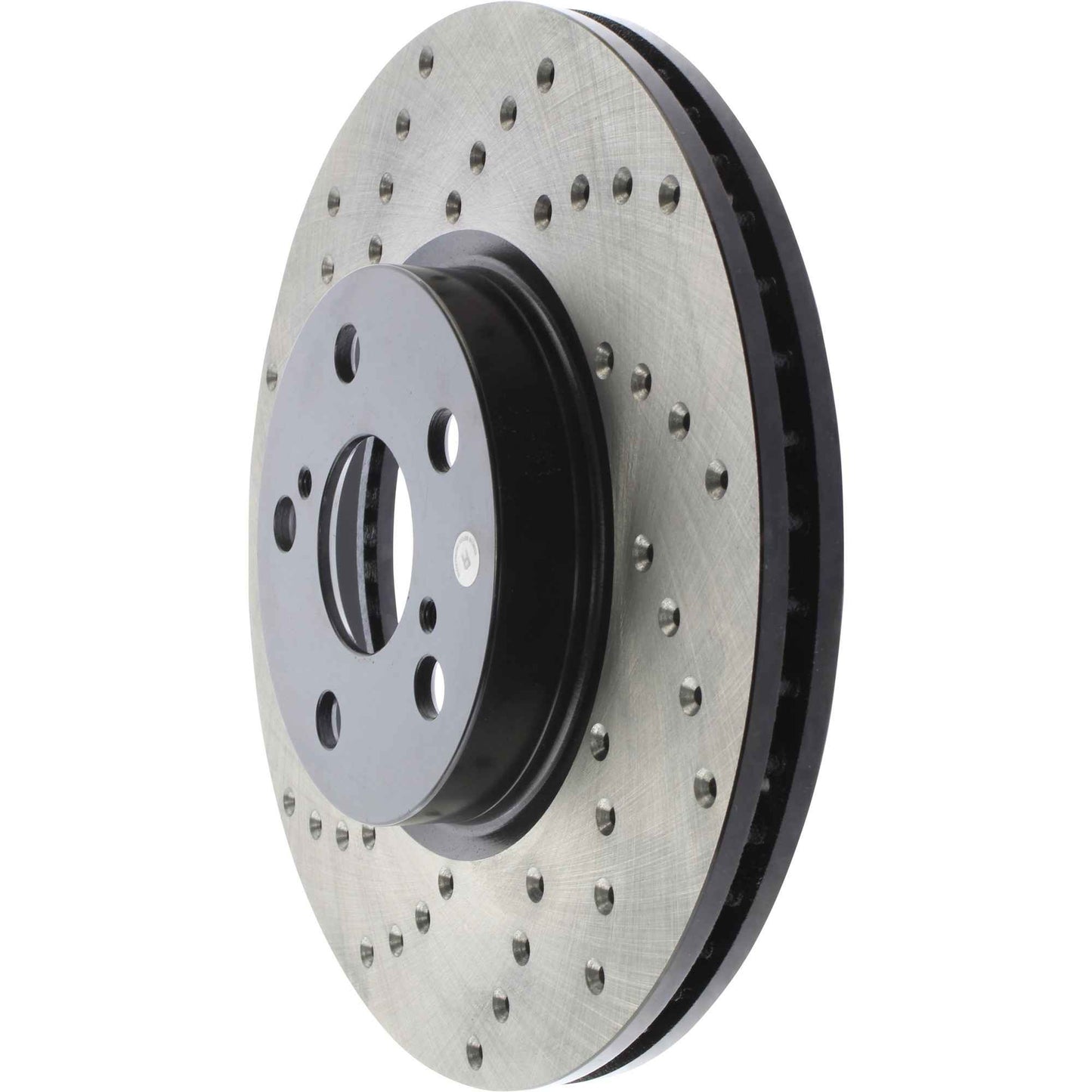 StopTech Sport Cross Drilled Brake Rotor; Front Right