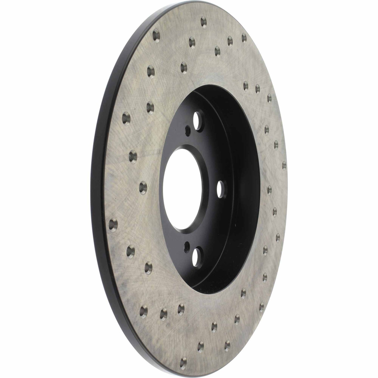 StopTech Sport Cross Drilled Brake Rotor; Rear Left