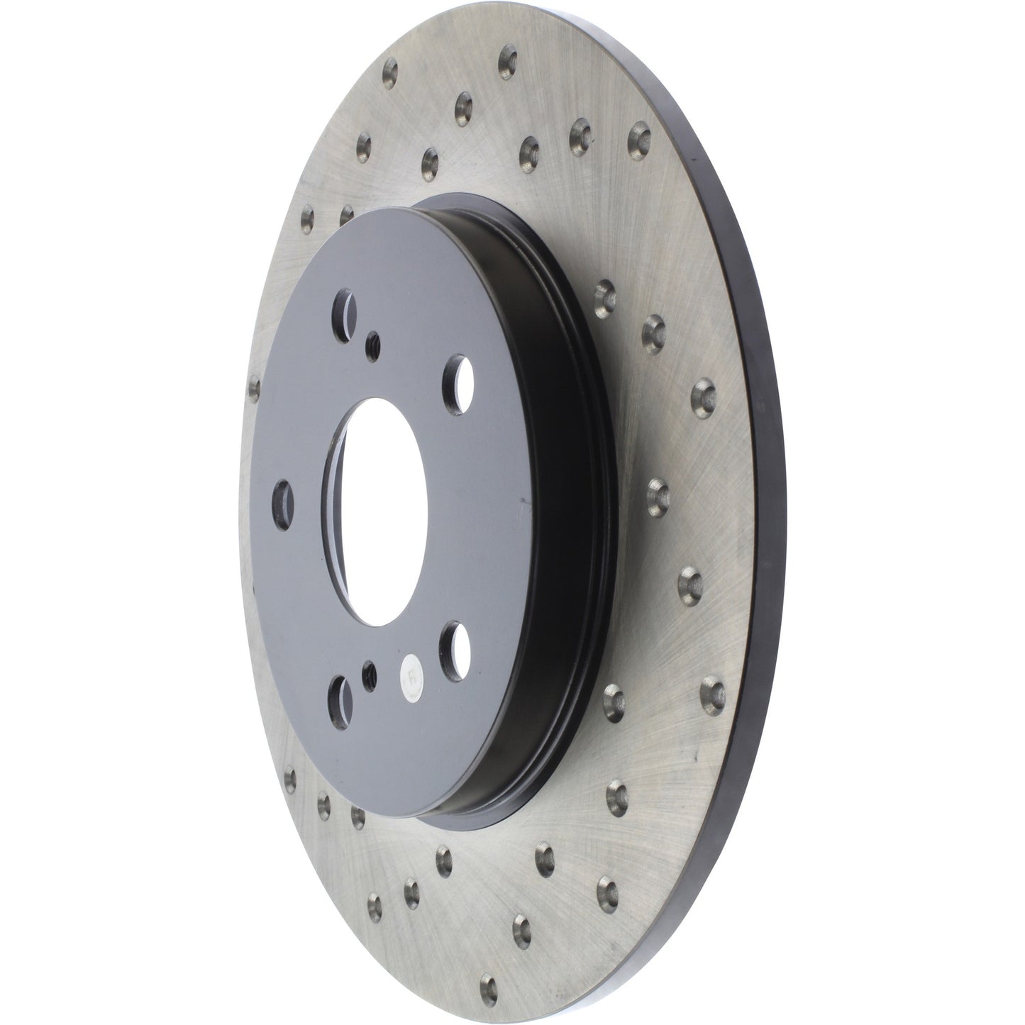 StopTech Sport Cross Drilled Brake Rotor; Rear Right