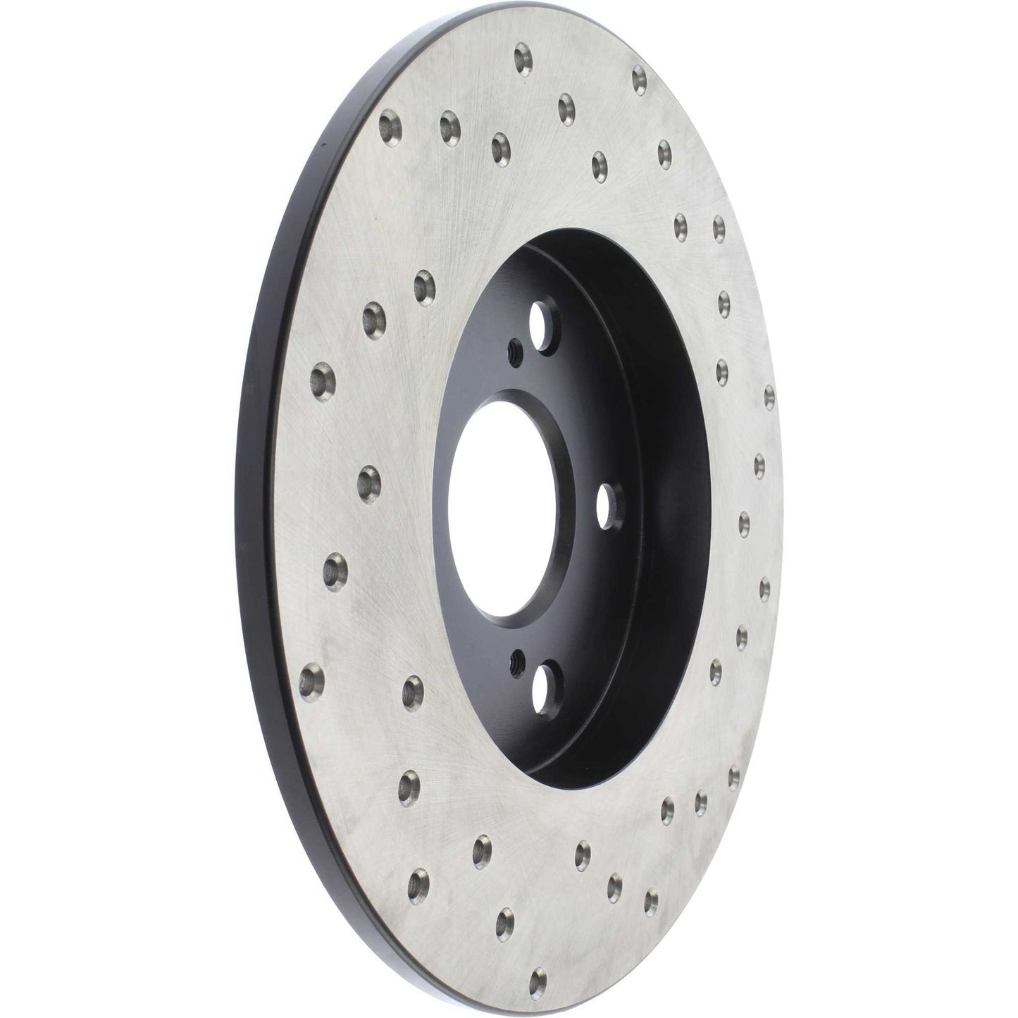 StopTech Sport Cross Drilled Brake Rotor; Rear Right