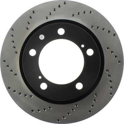 StopTech Sport Cryo Cross Drilled Brake Rotor; Front Right
