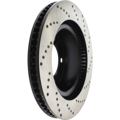 StopTech Sport Cryo Cross Drilled Brake Rotor; Front Right