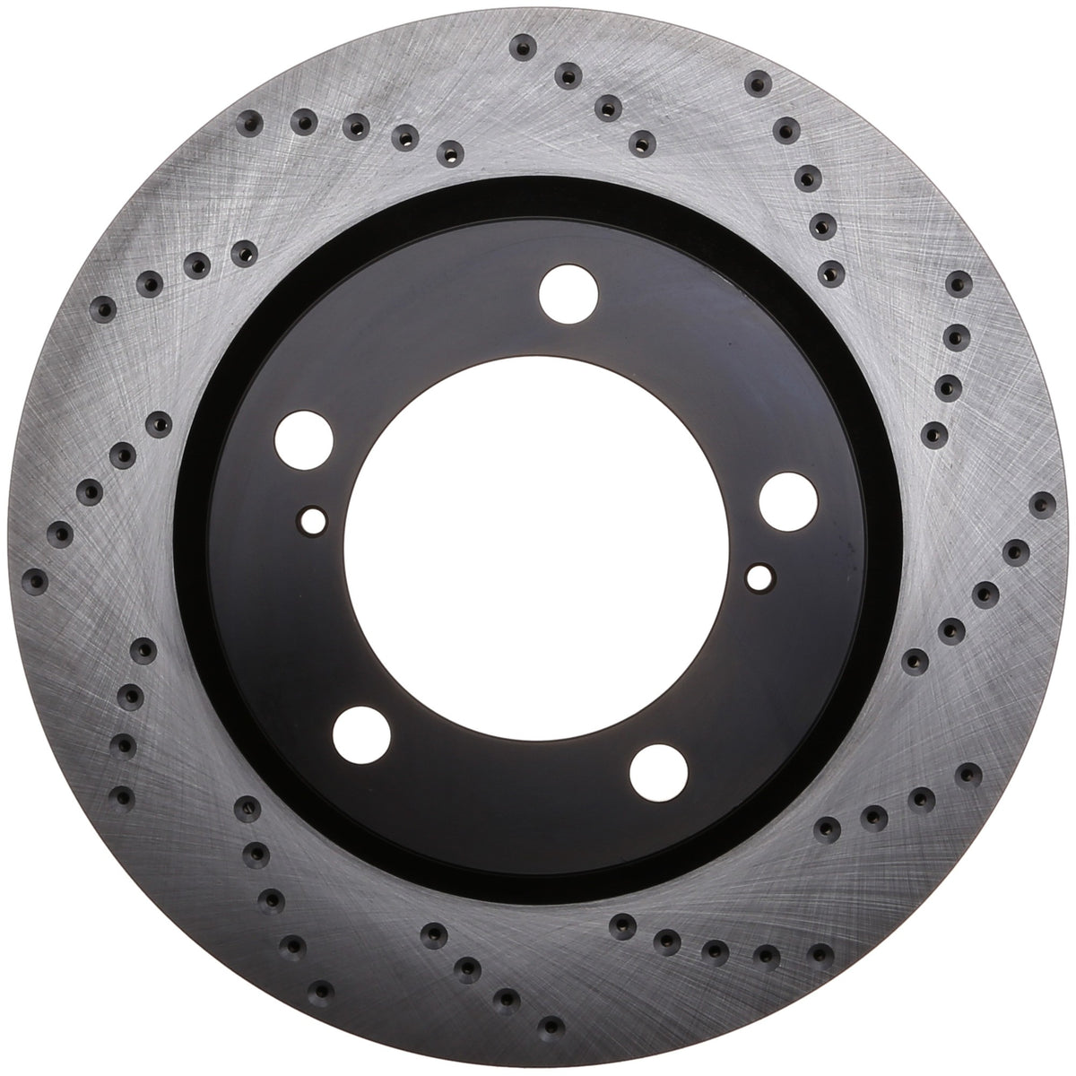StopTech Sport Cross Drilled Brake Rotor; Front Left
