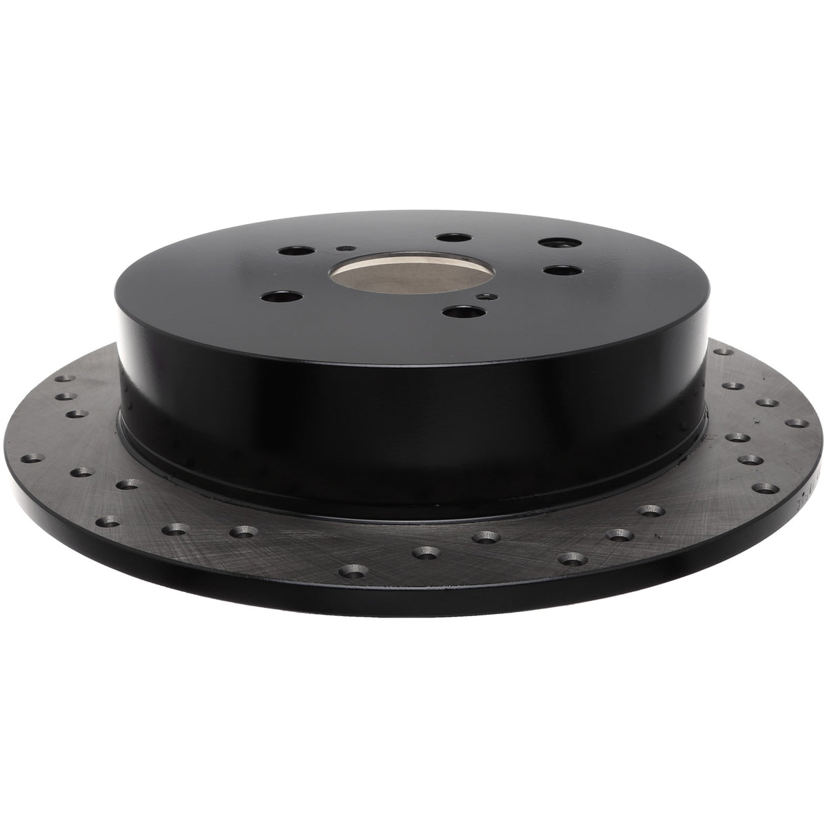 StopTech Sport Cross Drilled Brake Rotor; Rear Right