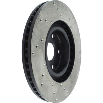 StopTech Sport Cryo Cross Drilled Brake Rotor; Front Right