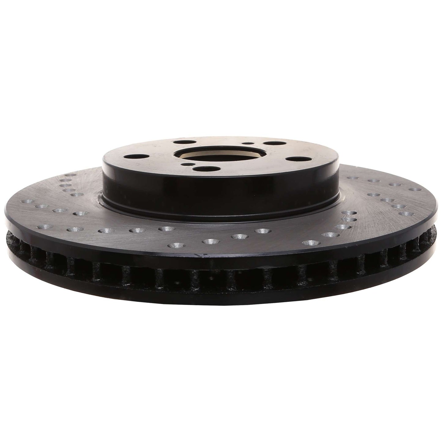 StopTech Sport Cross Drilled Brake Rotor; Front Right