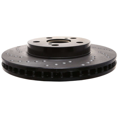 StopTech Sport Cross Drilled Brake Rotor; Front Right