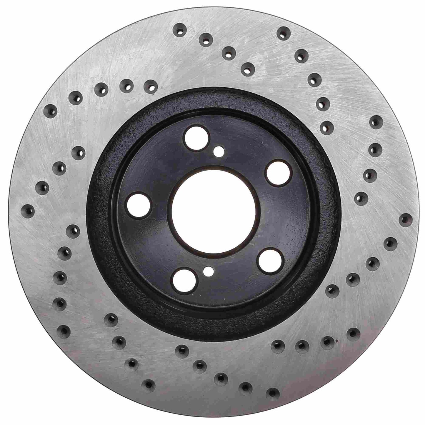 StopTech Sport Cross Drilled Brake Rotor; Front Right