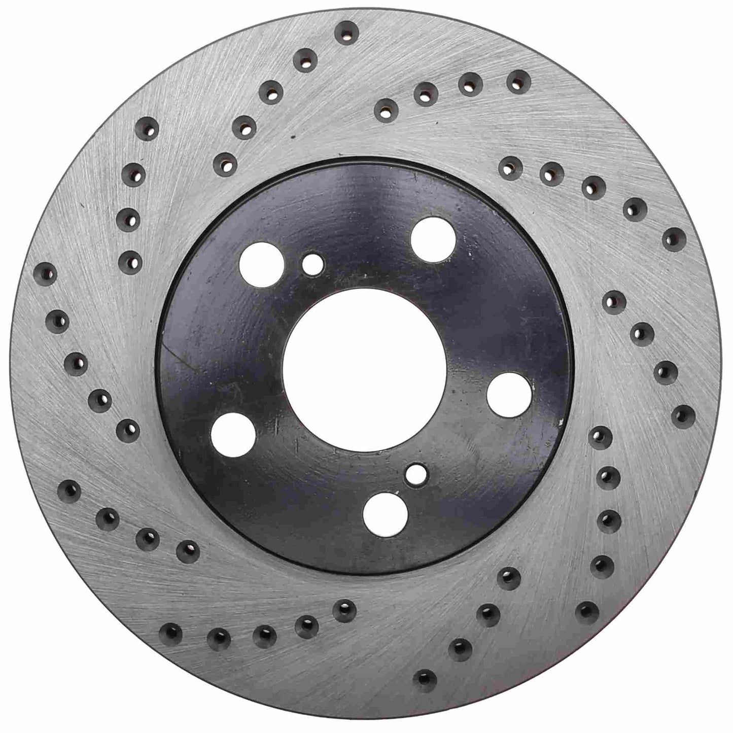 StopTech Sport Cross Drilled Brake Rotor; Front Right