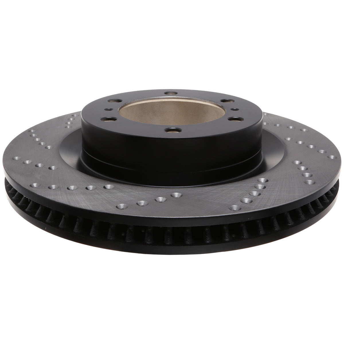 StopTech Sport Cross Drilled Brake Rotor; Front Right