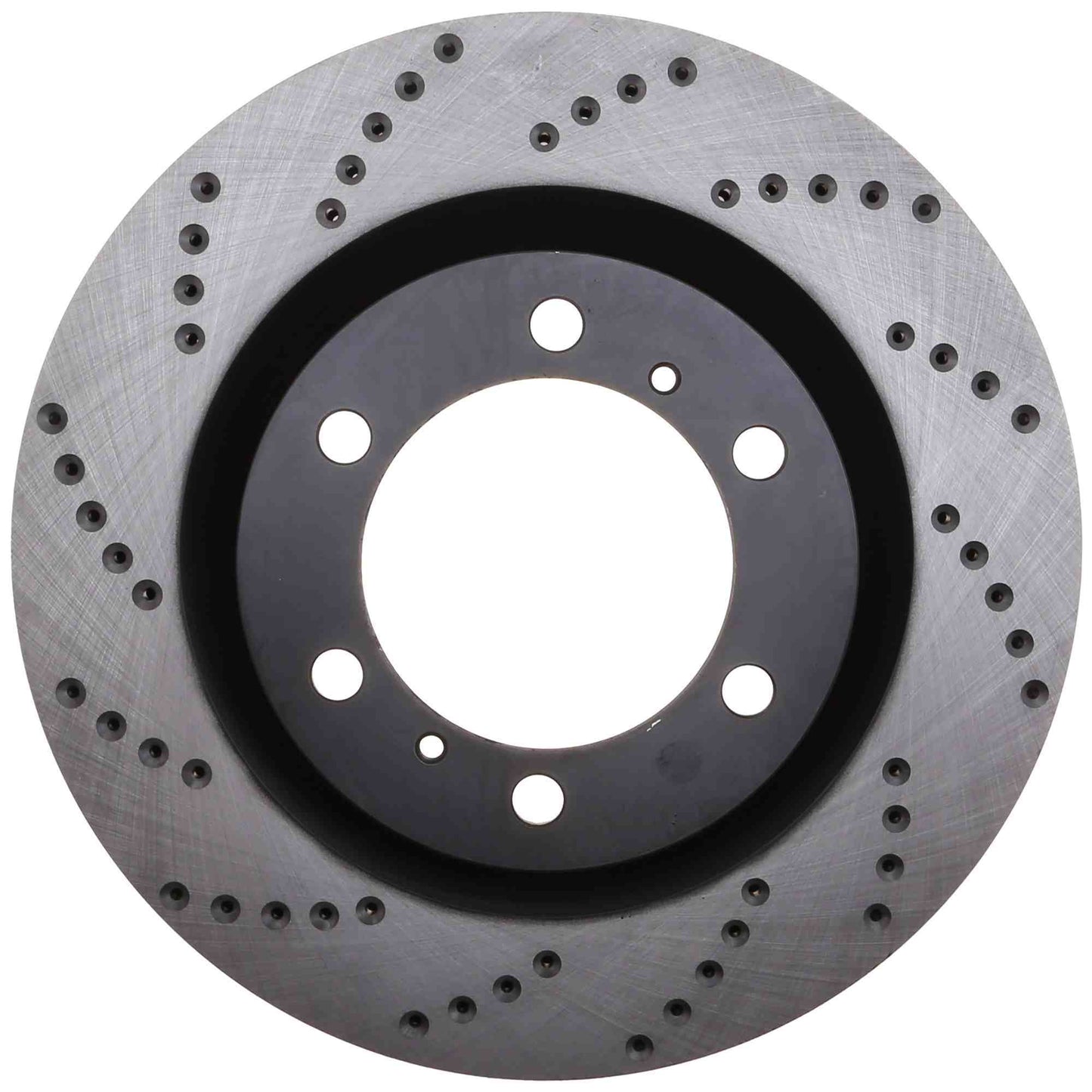 StopTech Sport Cross Drilled Brake Rotor; Front Right