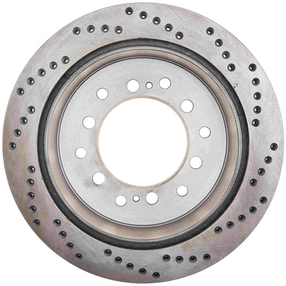 StopTech Sport Cross Drilled Brake Rotor - Rear Left 128.44175R