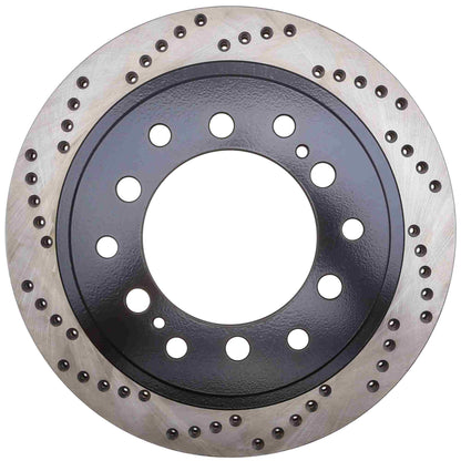 StopTech Sport Cross Drilled Brake Rotor - Rear Left 128.44175R