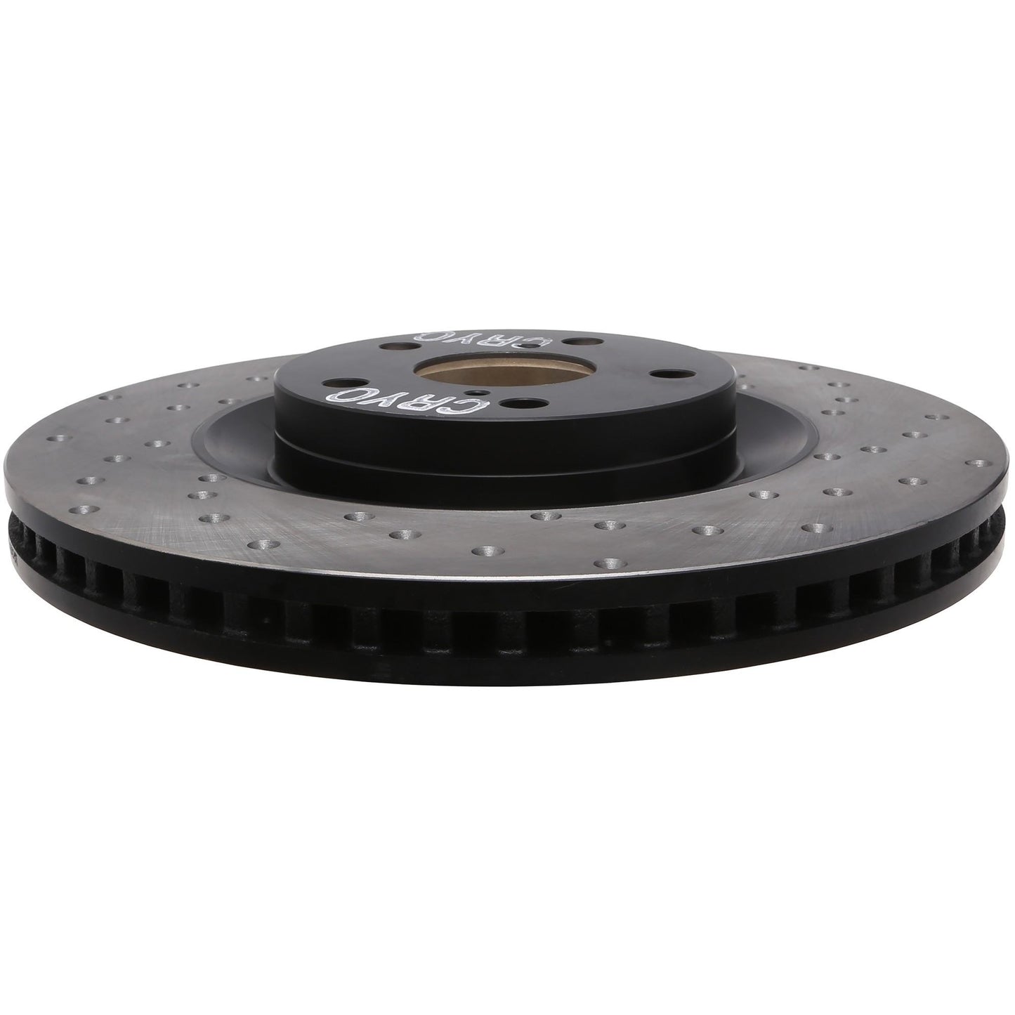 StopTech Sport Cryo Cross Drilled Brake Rotor; Front Left