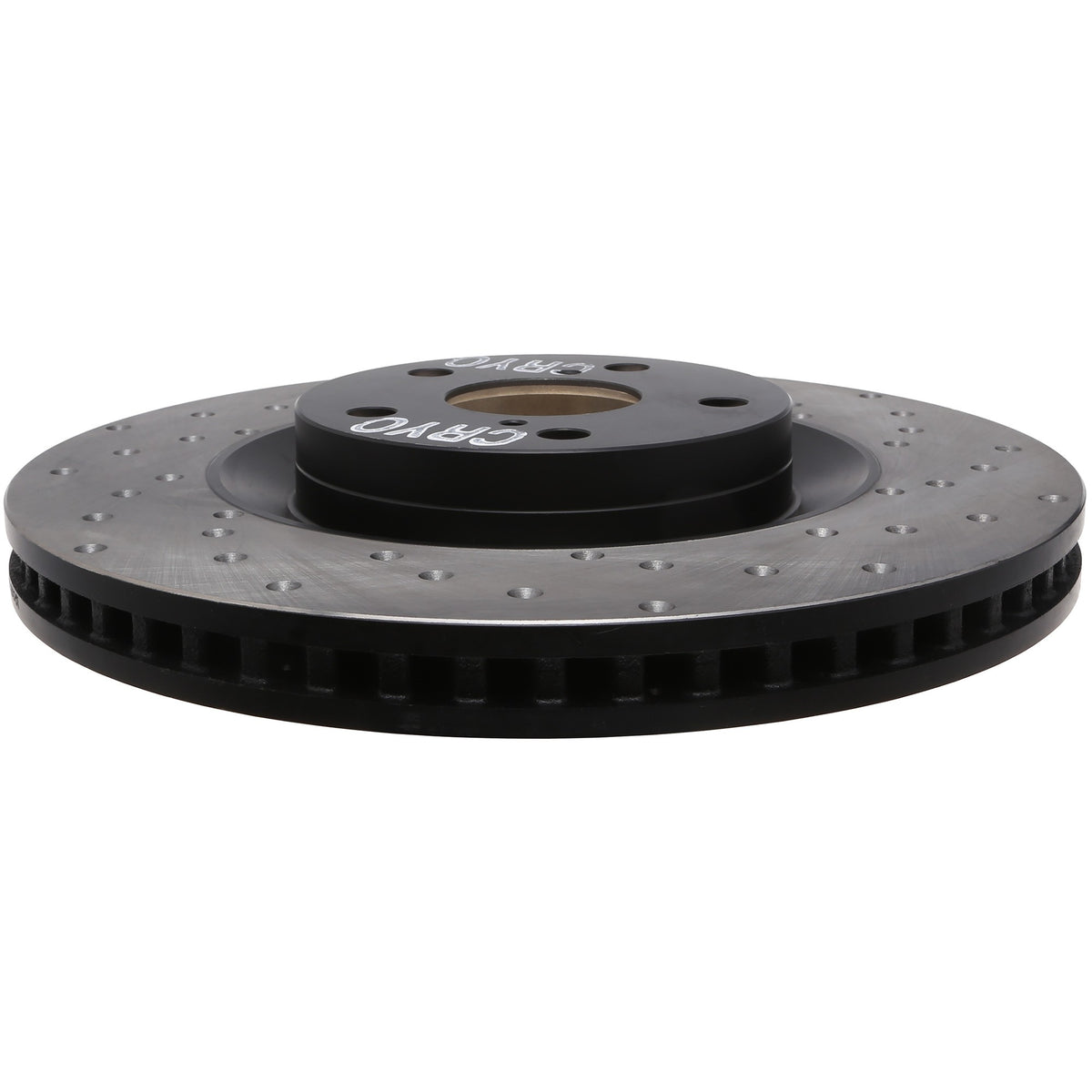 StopTech Sport Cryo Cross Drilled Brake Rotor; Front Left
