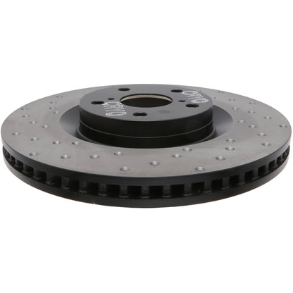 StopTech Sport Cryo Cross Drilled Brake Rotor; Front Right