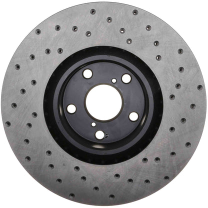 StopTech Sport Cryo Cross Drilled Brake Rotor; Front Right