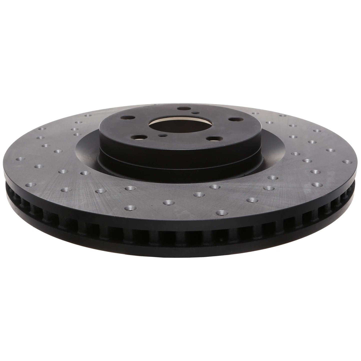 StopTech Sport Cross Drilled Brake Rotor; Front Right
