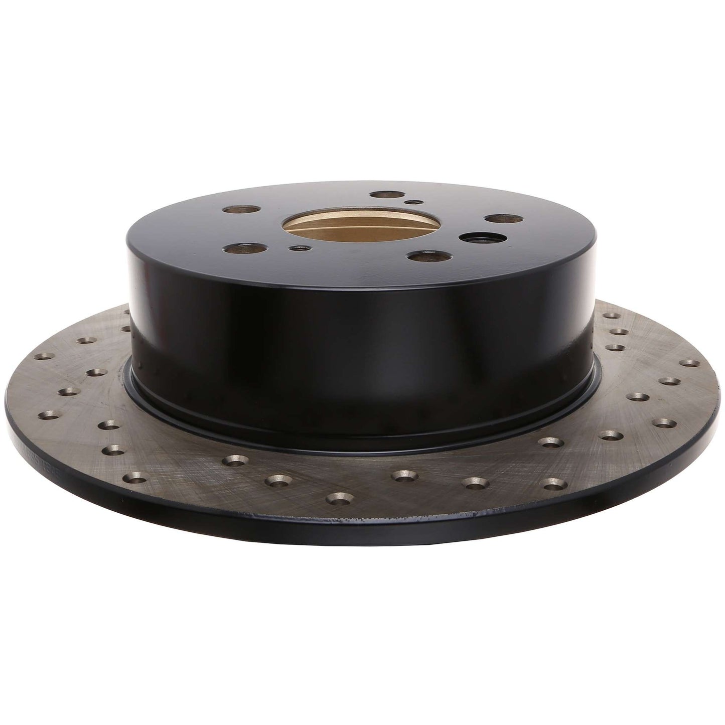 StopTech Sport Cross Drilled Brake Rotor; Rear Left