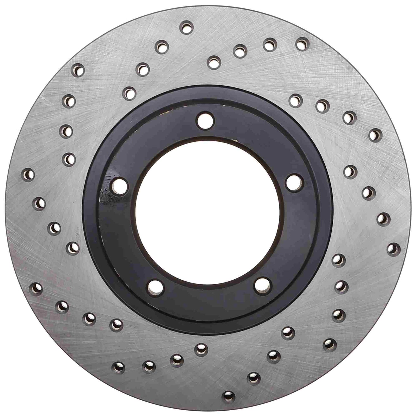 StopTech Sport Cross Drilled Brake Rotor; Rear Left