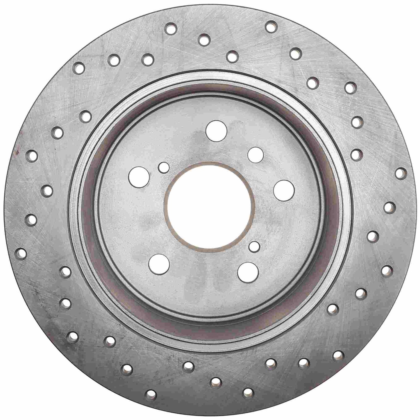 StopTech Sport Cross Drilled Brake Rotor; Rear Right