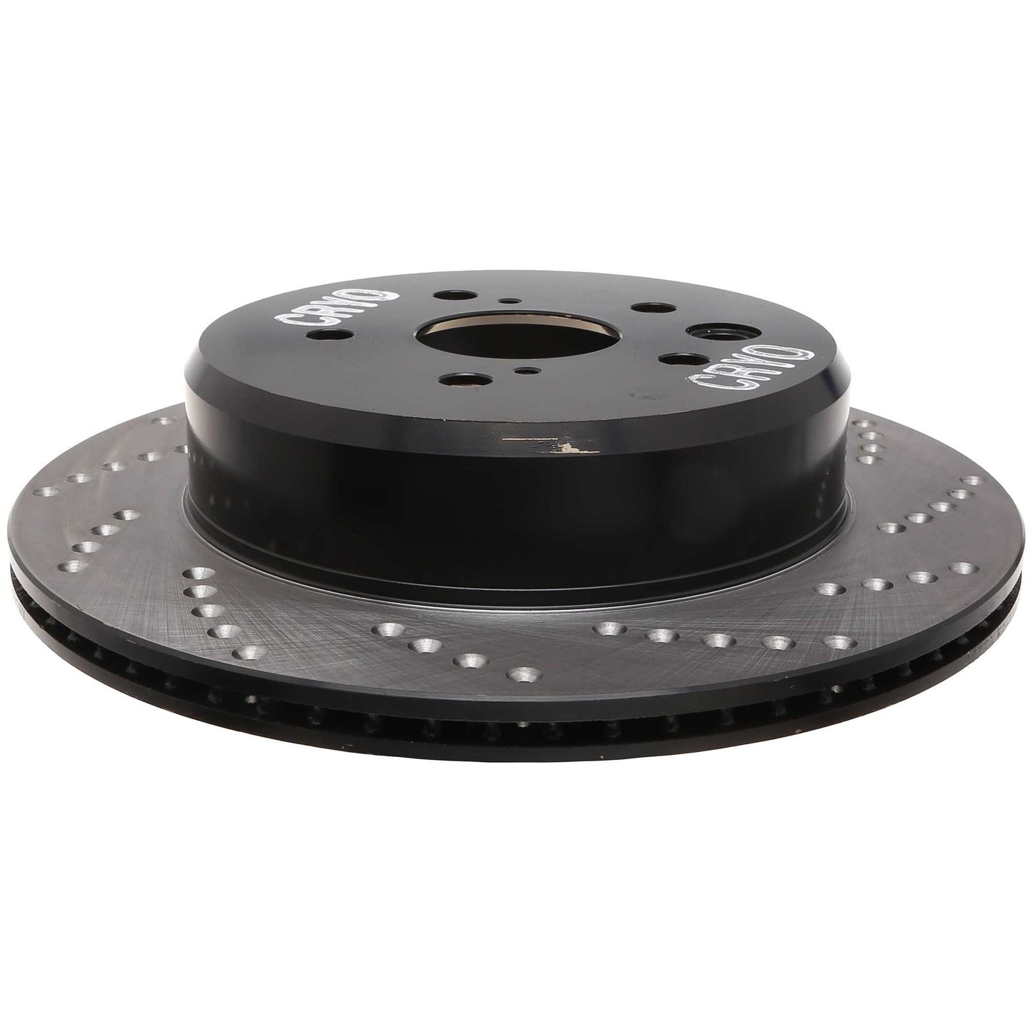 StopTech Sport Cryo Cross Drilled Brake Rotor; Rear Left