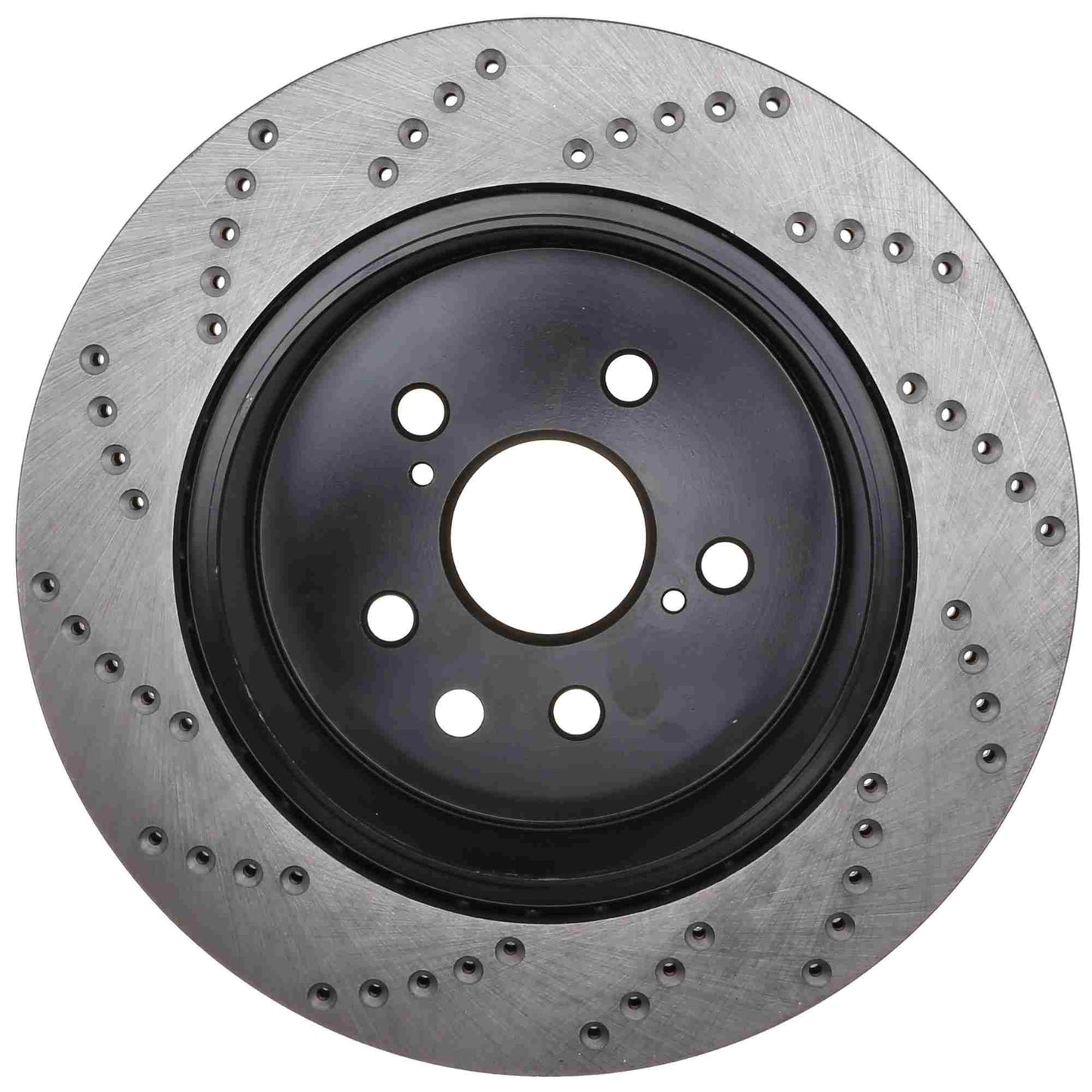 StopTech Sport Cryo Cross Drilled Brake Rotor; Rear Left