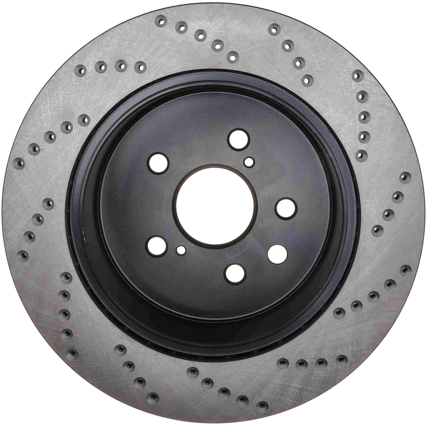 StopTech Sport Cryo Cross Drilled Brake Rotor; Rear Right