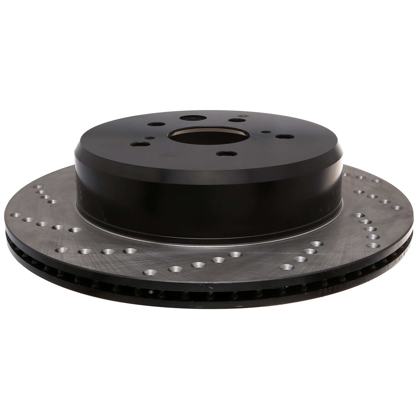 StopTech Sport Cross Drilled Brake Rotor; Rear Right