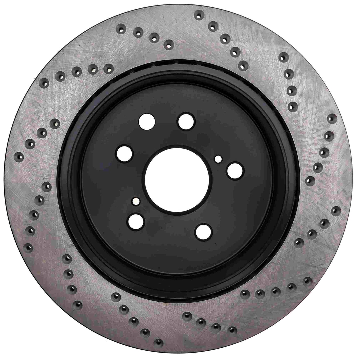 StopTech Sport Cross Drilled Brake Rotor; Rear Right