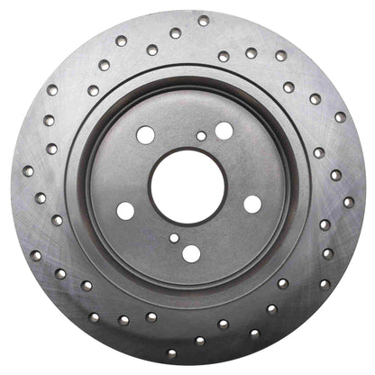 StopTech Sport Cross Drilled Brake Rotor - Front Right 128.44195L