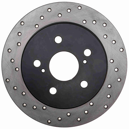 StopTech Sport Cross Drilled Brake Rotor - Front Right 128.44195R