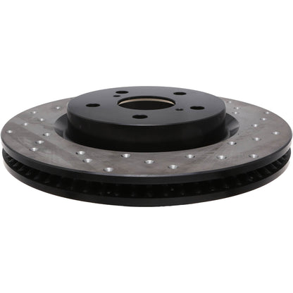 StopTech 18-20 Toyota Avalon Cross Drilled Front Left Sport Brake Rotor 128.44202L
