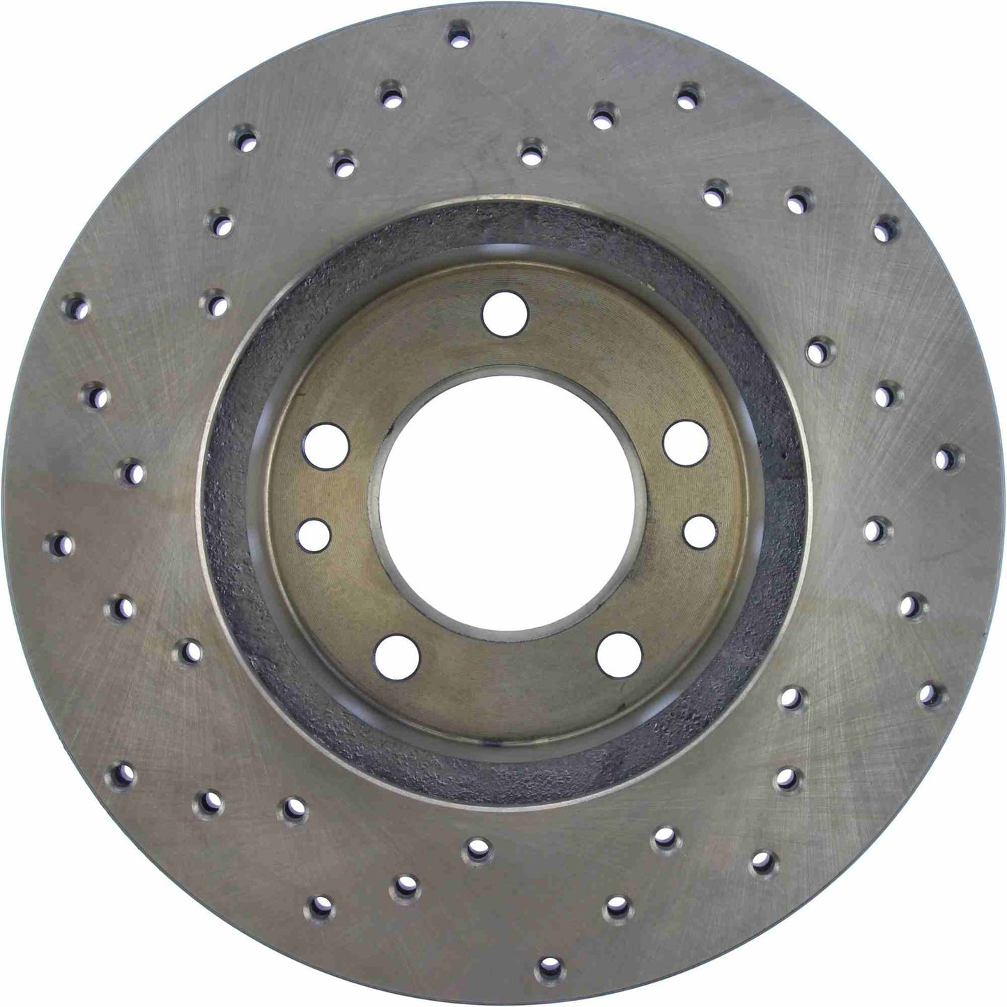 StopTech 89-92 Mazda RX-7 Drilled Left Front Rotor 128.45022L
