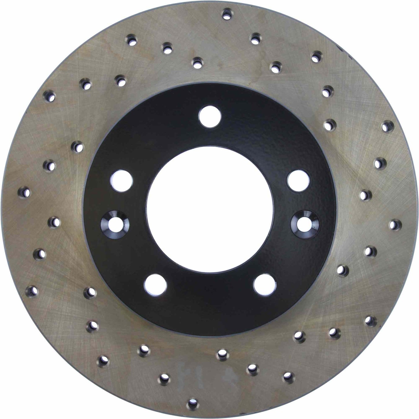 StopTech 89-92 Mazda RX-7 Drilled Left Front Rotor 128.45022L