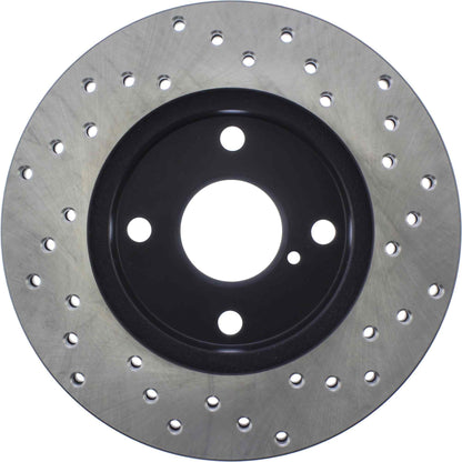 StopTech Sport Cryo Cross Drilled Brake Rotor; Front Right