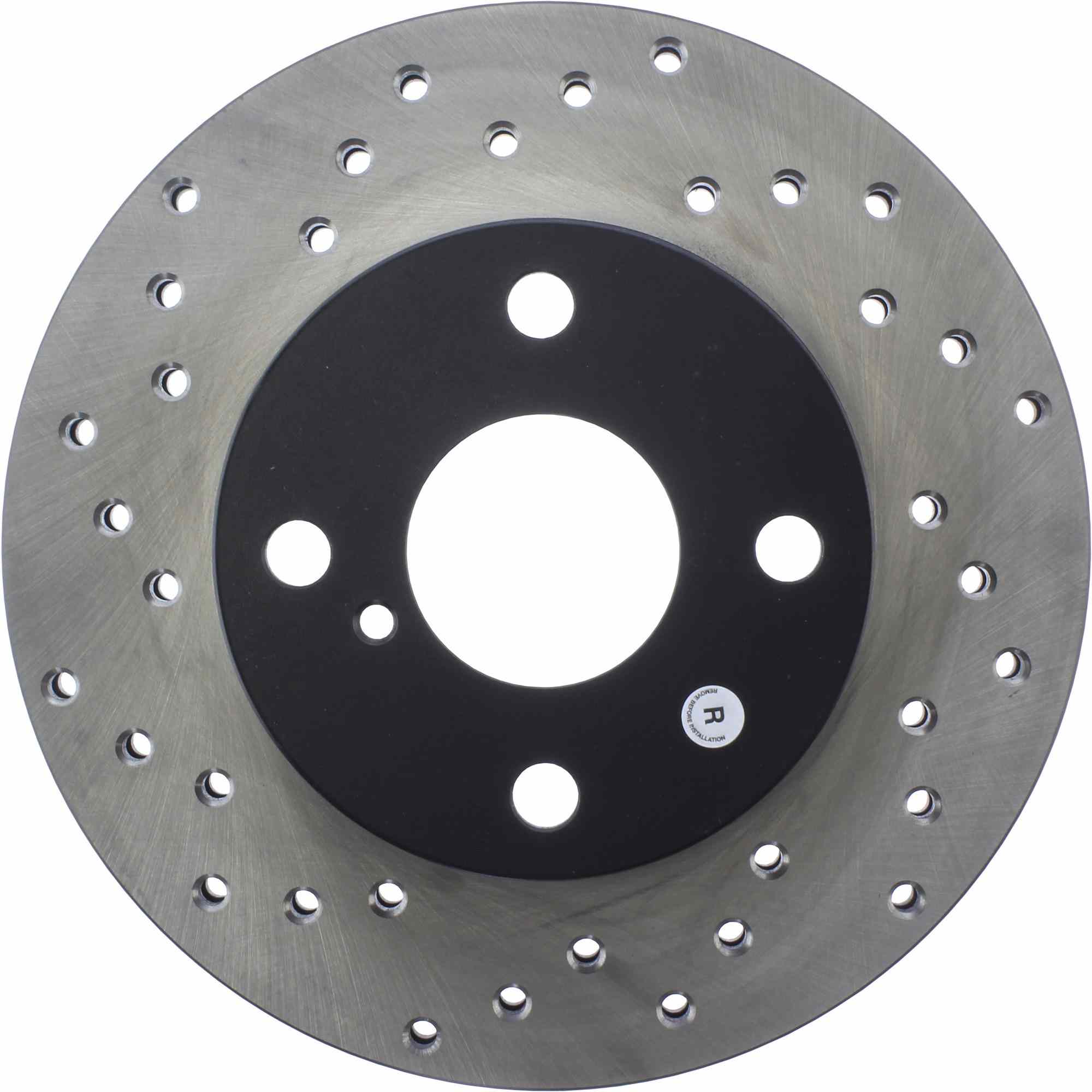 StopTech Sport Cryo Cross Drilled Brake Rotor; Front Right
