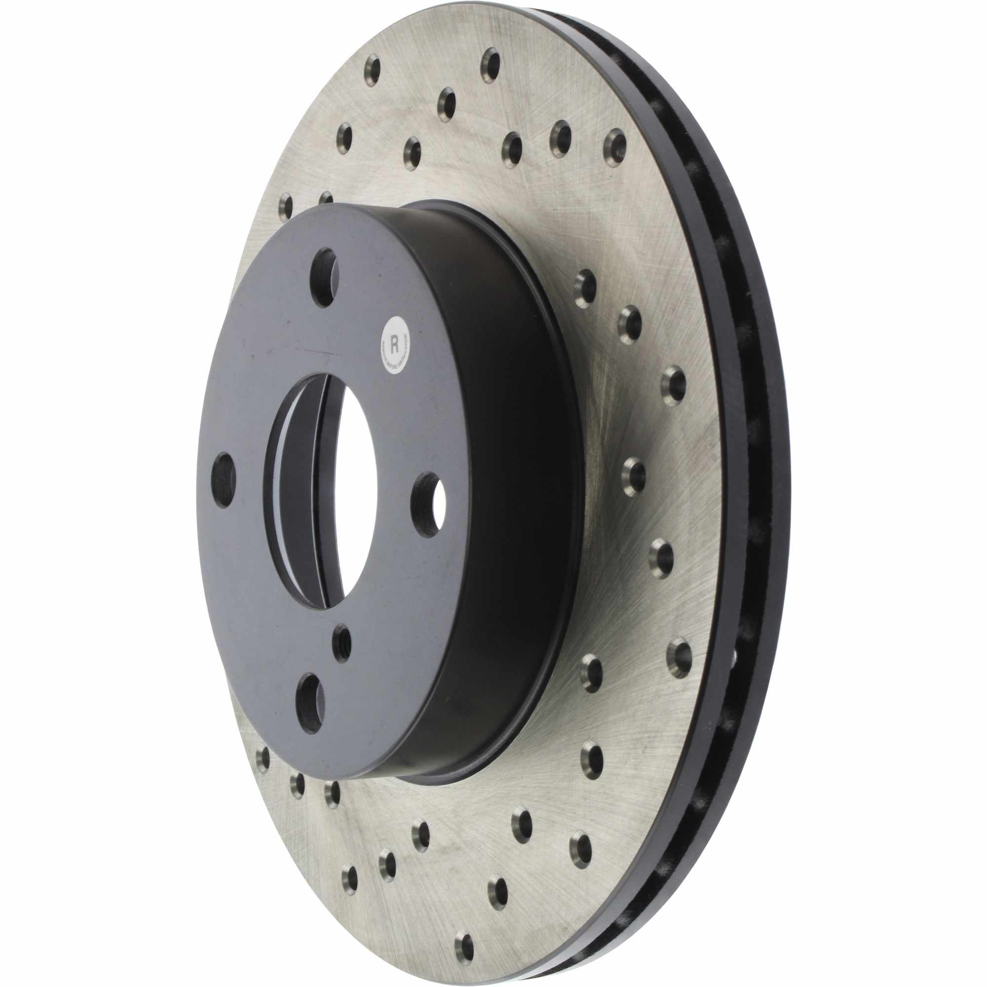 StopTech Sport Cryo Cross Drilled Brake Rotor; Front Right